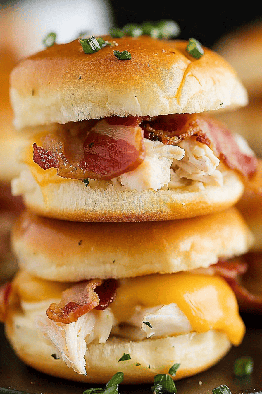 Turkey Bacon Ranch Sliders ingredients organized and measured on kitchen counter