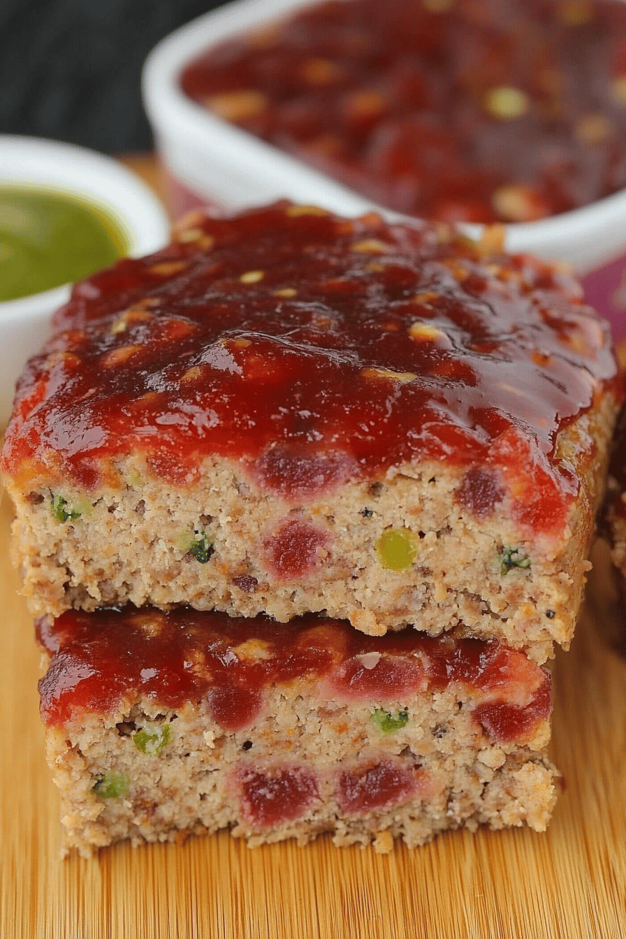 Turkey Meatloaf Recipe final dish beautifully presented and ready to serve