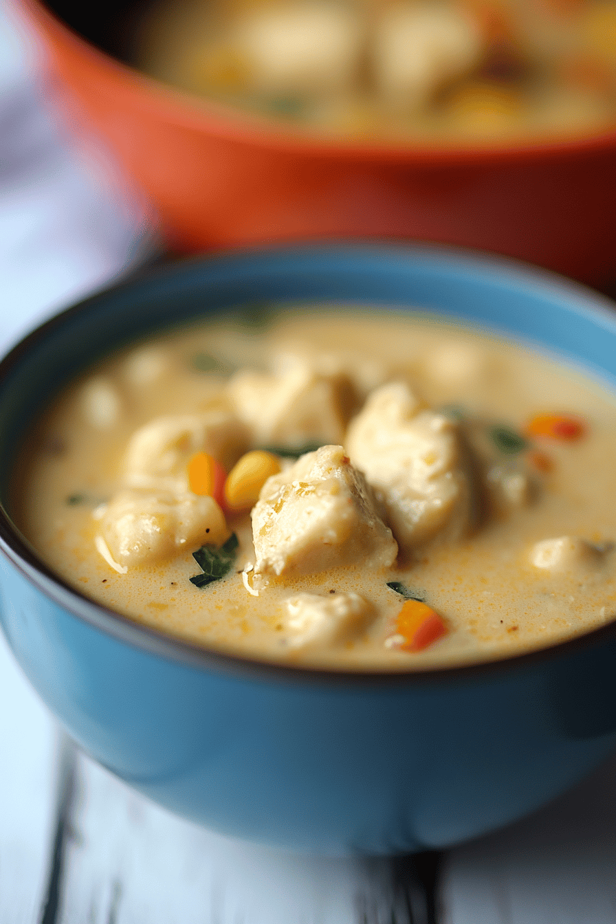 Turkey Soup Recipe final dish beautifully presented and ready to serve