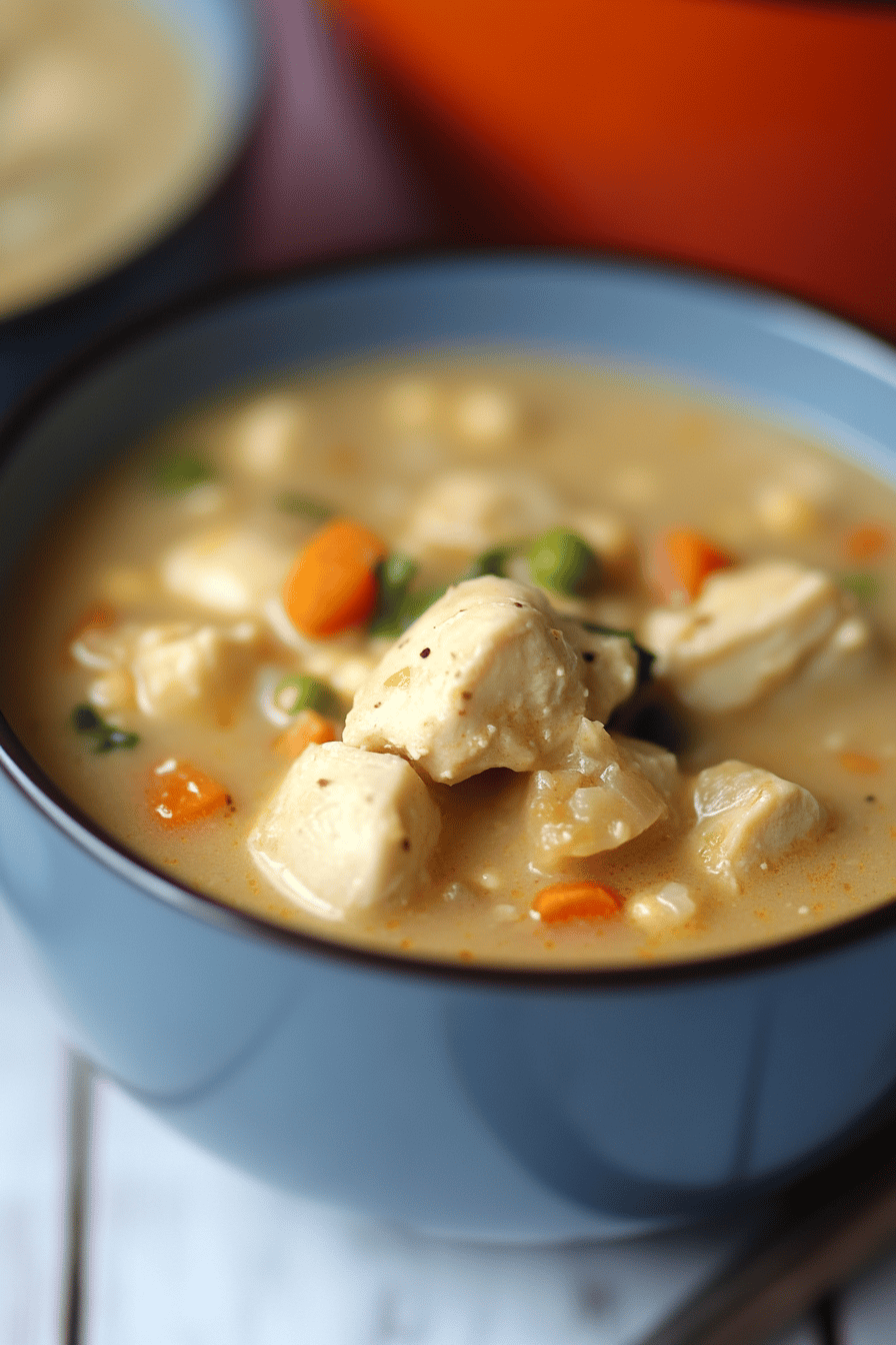 Turkey Soup Recipe slice on plate showing perfect texture and swirl pattern