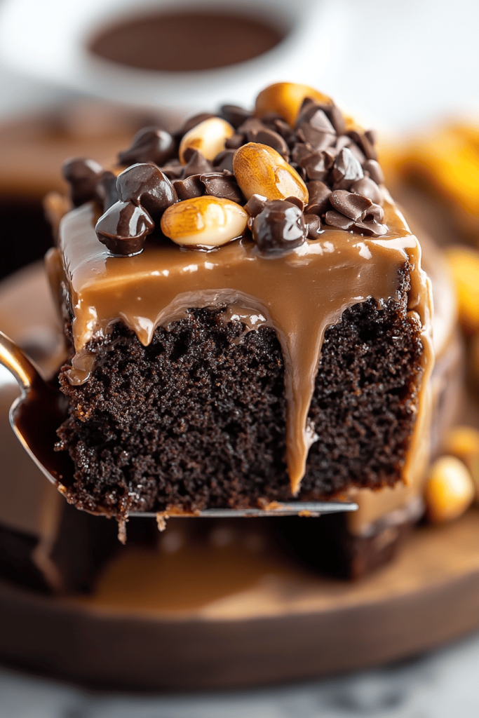Turtle Poke Cake