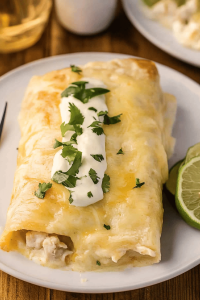 White Chicken Enchiladas