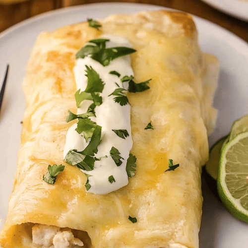 White Chicken Enchiladas