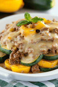 Zucchini Beef Casserole