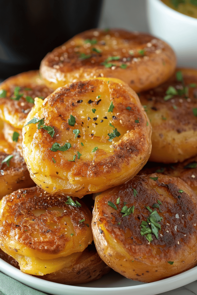 air fryer smashed potatoes