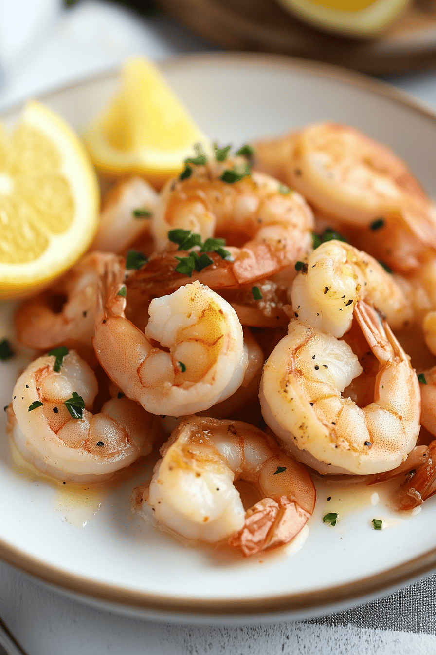 bake shrimp final dish beautifully presented and ready to serve