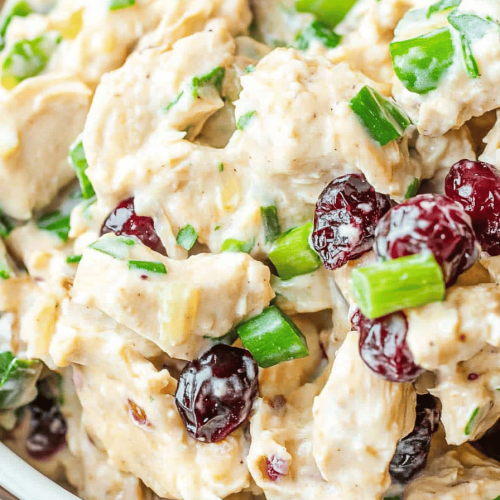 chicken salad with cranberries
