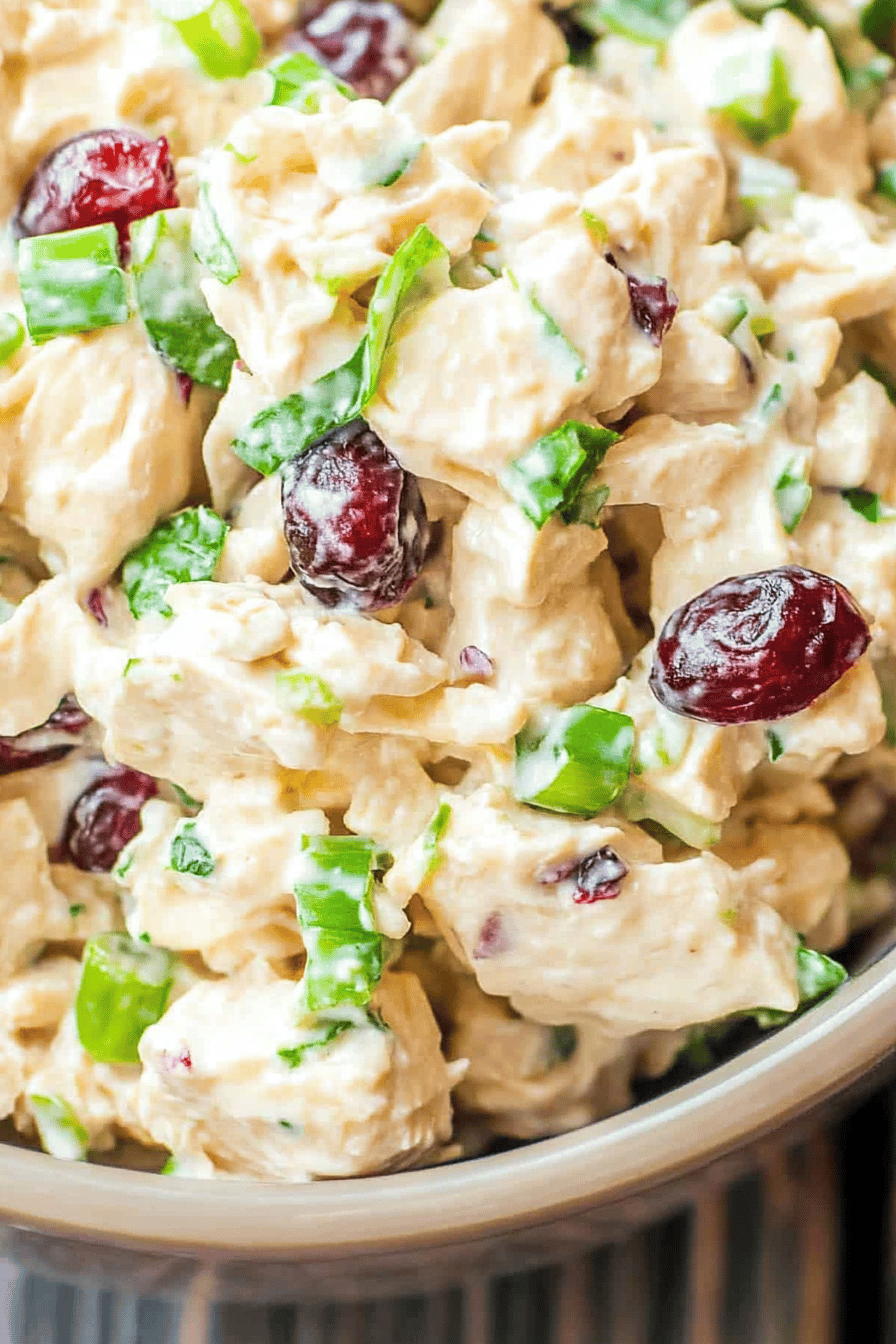 chicken salad with cranberries ingredients