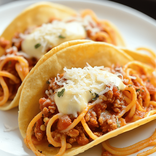 spaghetti tacos