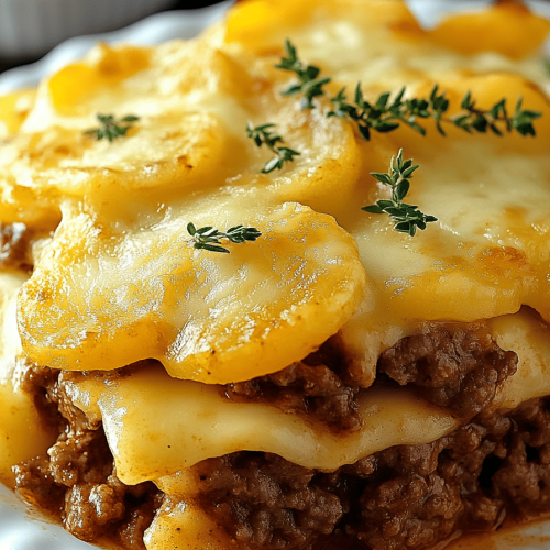 7-Layer Hamburger Casserole