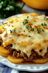 7-Layer Hamburger Casserole