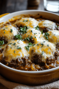 Amish Hamburger Steak Bake