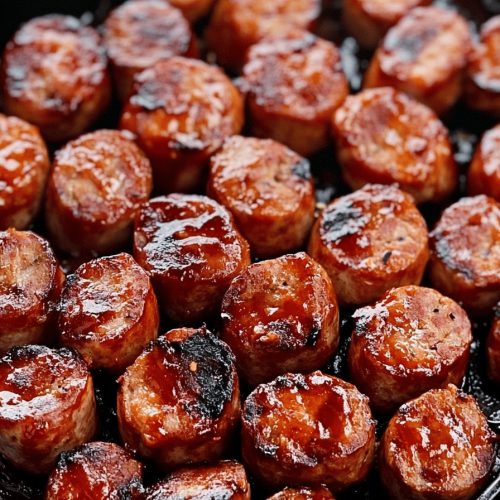 BBQ sausage bites