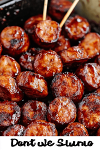 BBQ sausage bites