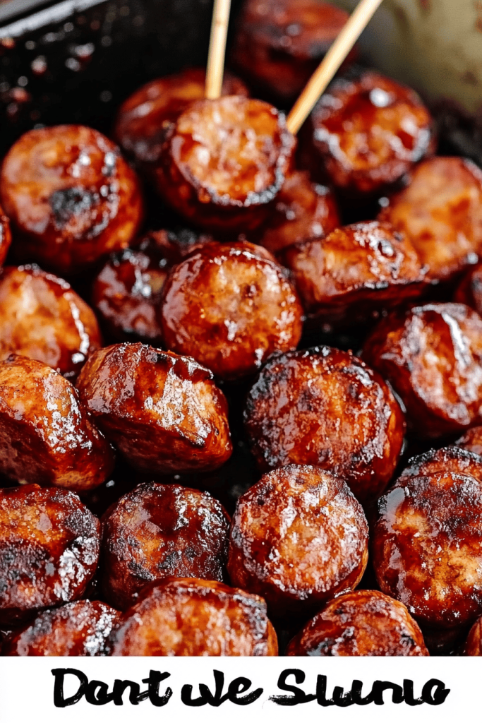 BBQ sausage bites