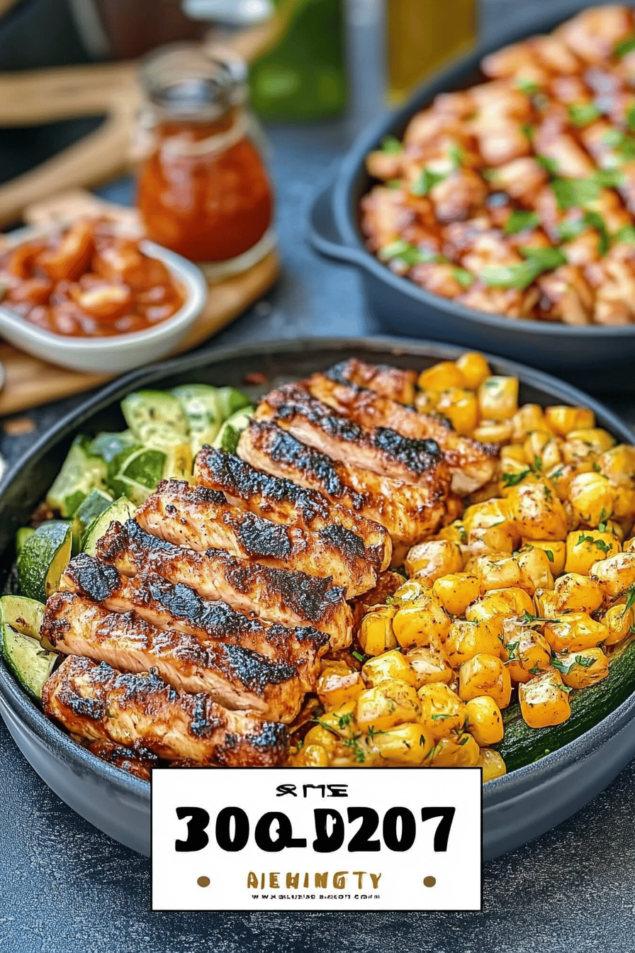 BBQ side dishes final dish beautifully presented and ready to serve