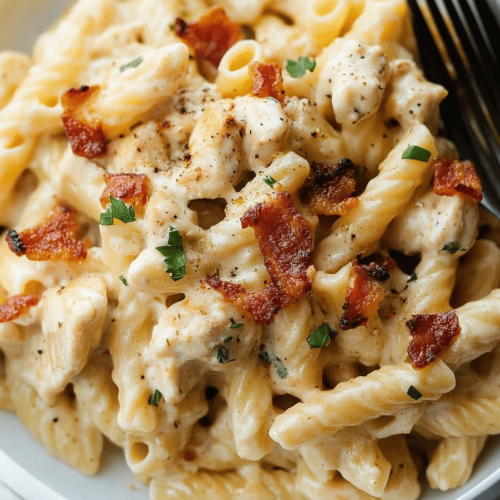 Bacon Ranch Chicken Pasta Recipe
