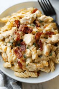 Bacon Ranch Chicken Pasta Recipe