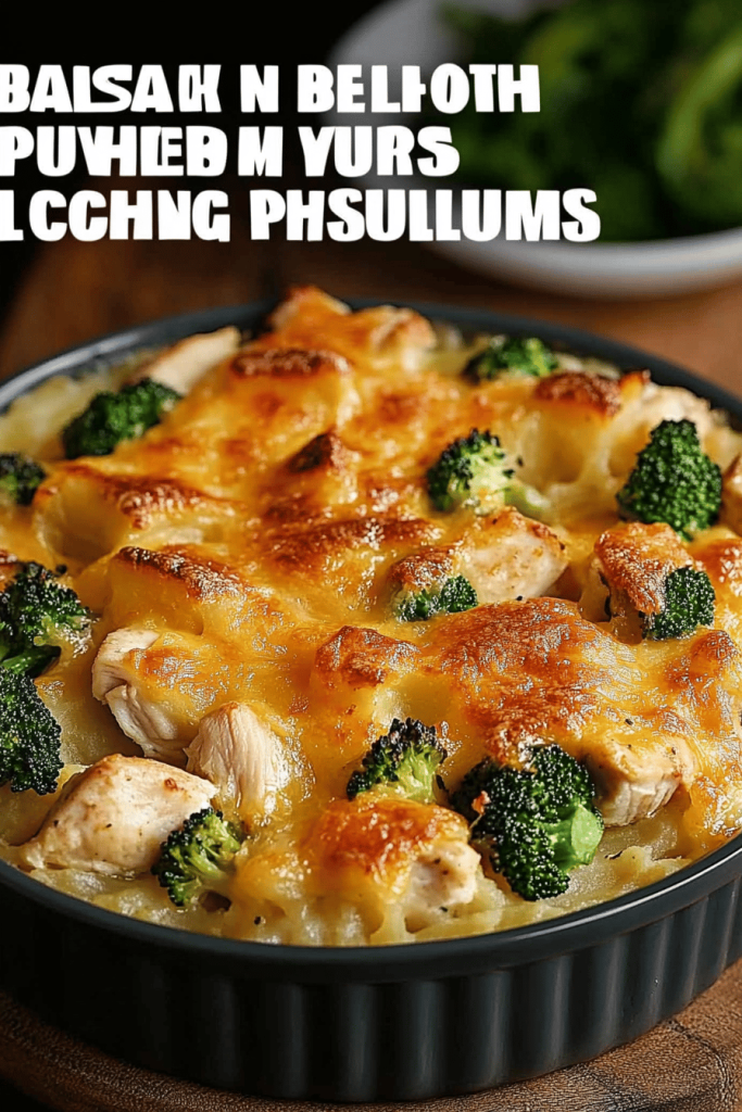 Baked Potato Chicken Broccoli Casserole