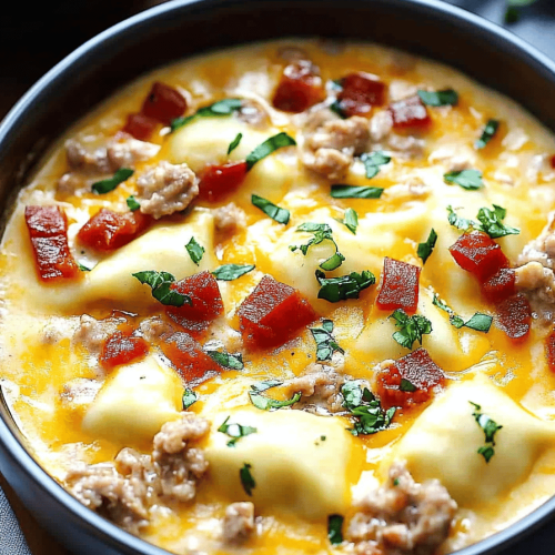 Baked Ravioli Meat Sauce