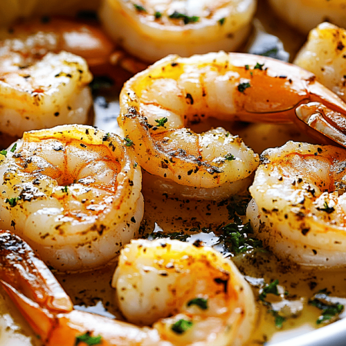 Baked Shrimp Lemon Butter