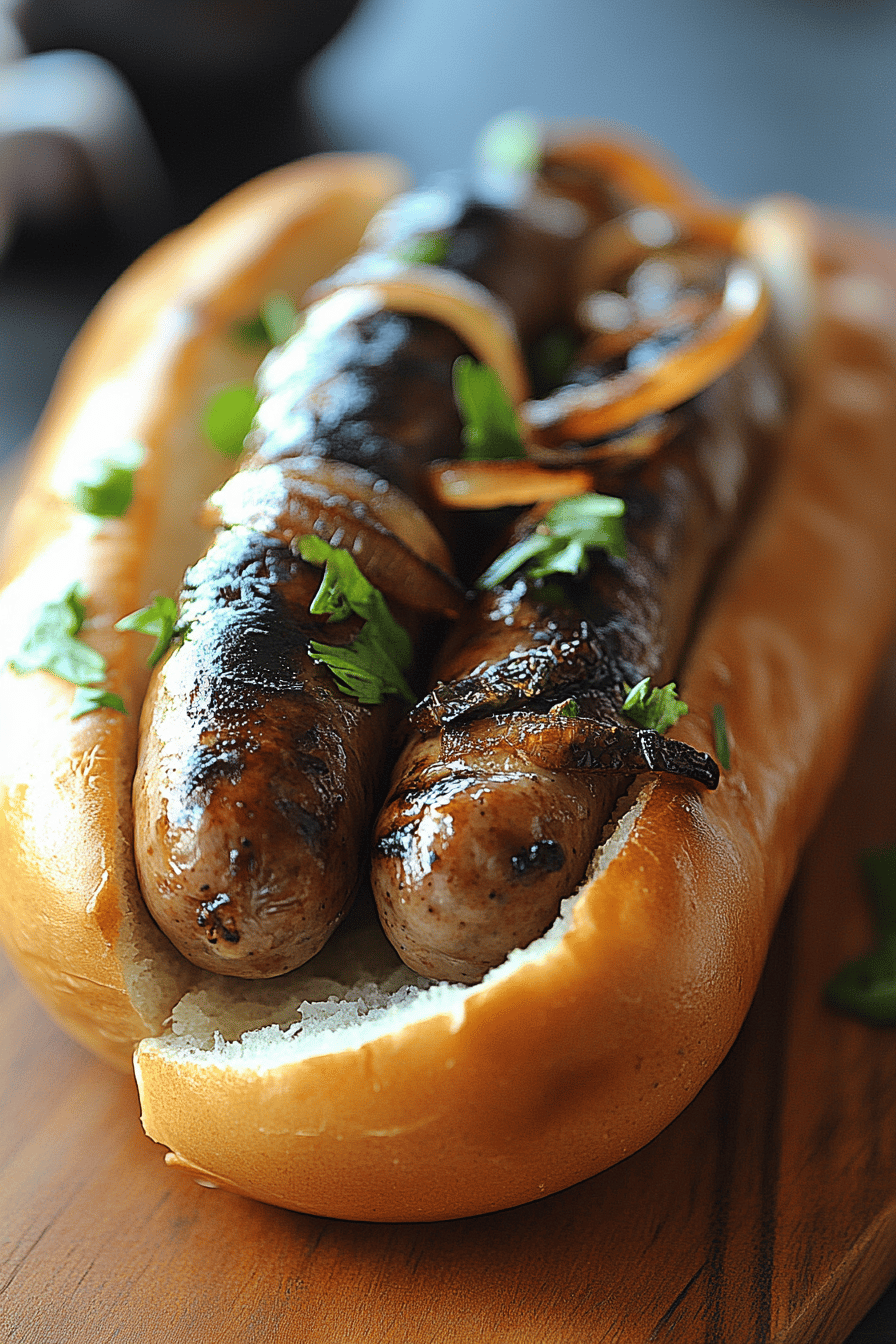 Beer Brats Recipe final dish beautifully presented and ready to serve