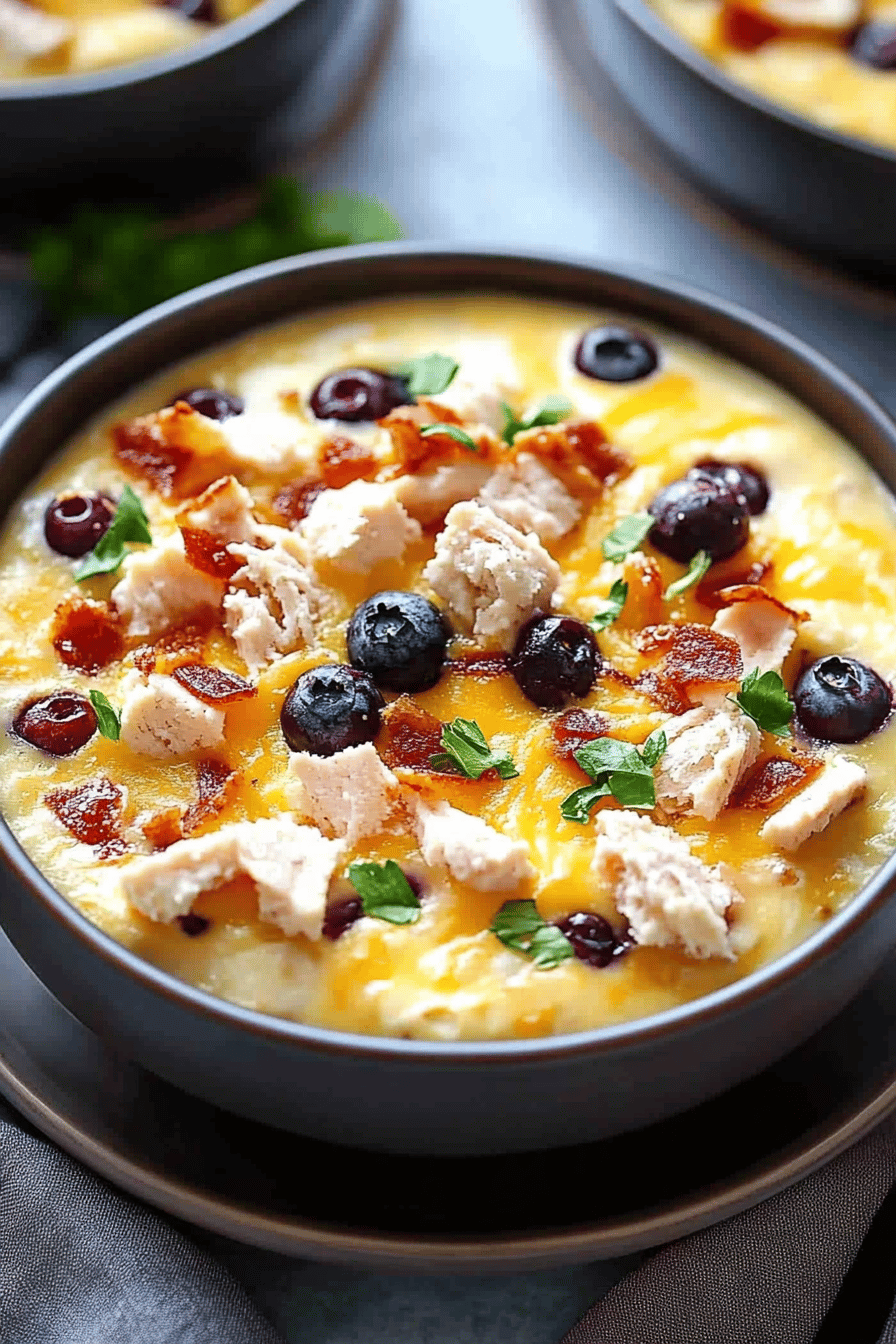 Blueberry Cream Cheese Coffee Cake final dish beautifully presented and ready to serve