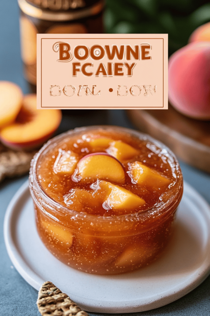 Bourbon Peach Jam Recipe