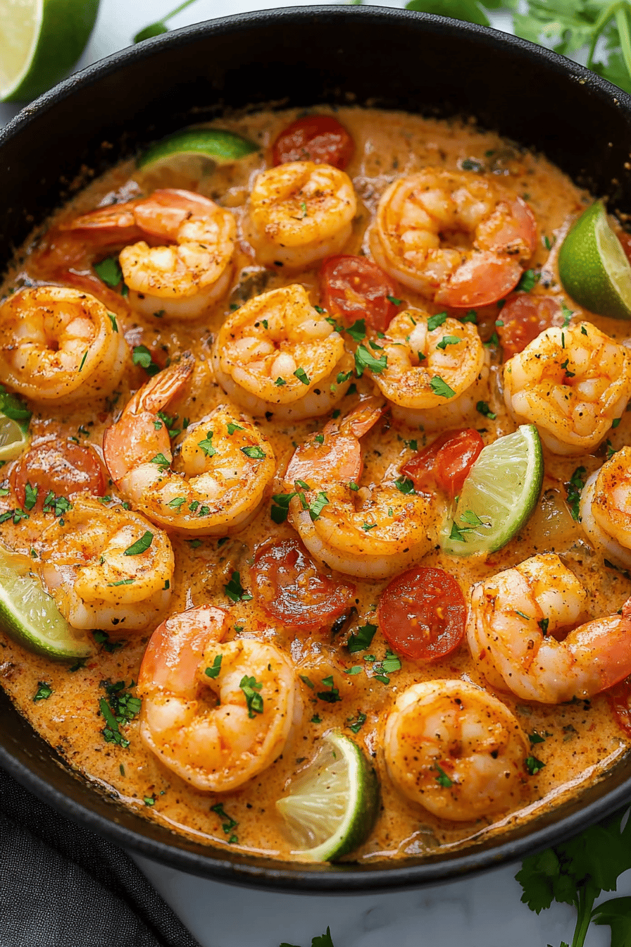 Cajun Shrimp Dinner ingredients organized and measured on kitchen counter