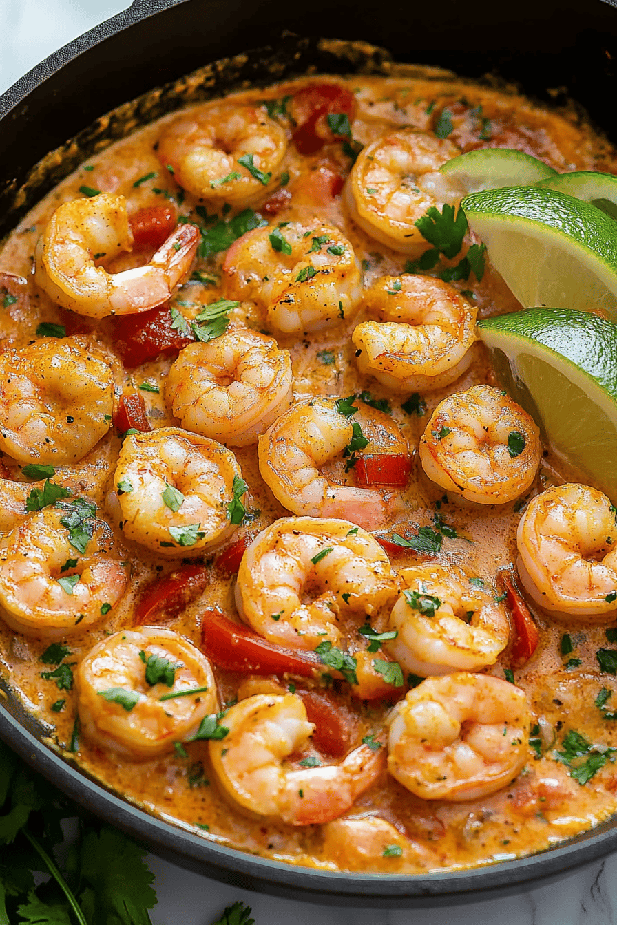Cajun Shrimp Dinner final dish beautifully presented and ready to serve