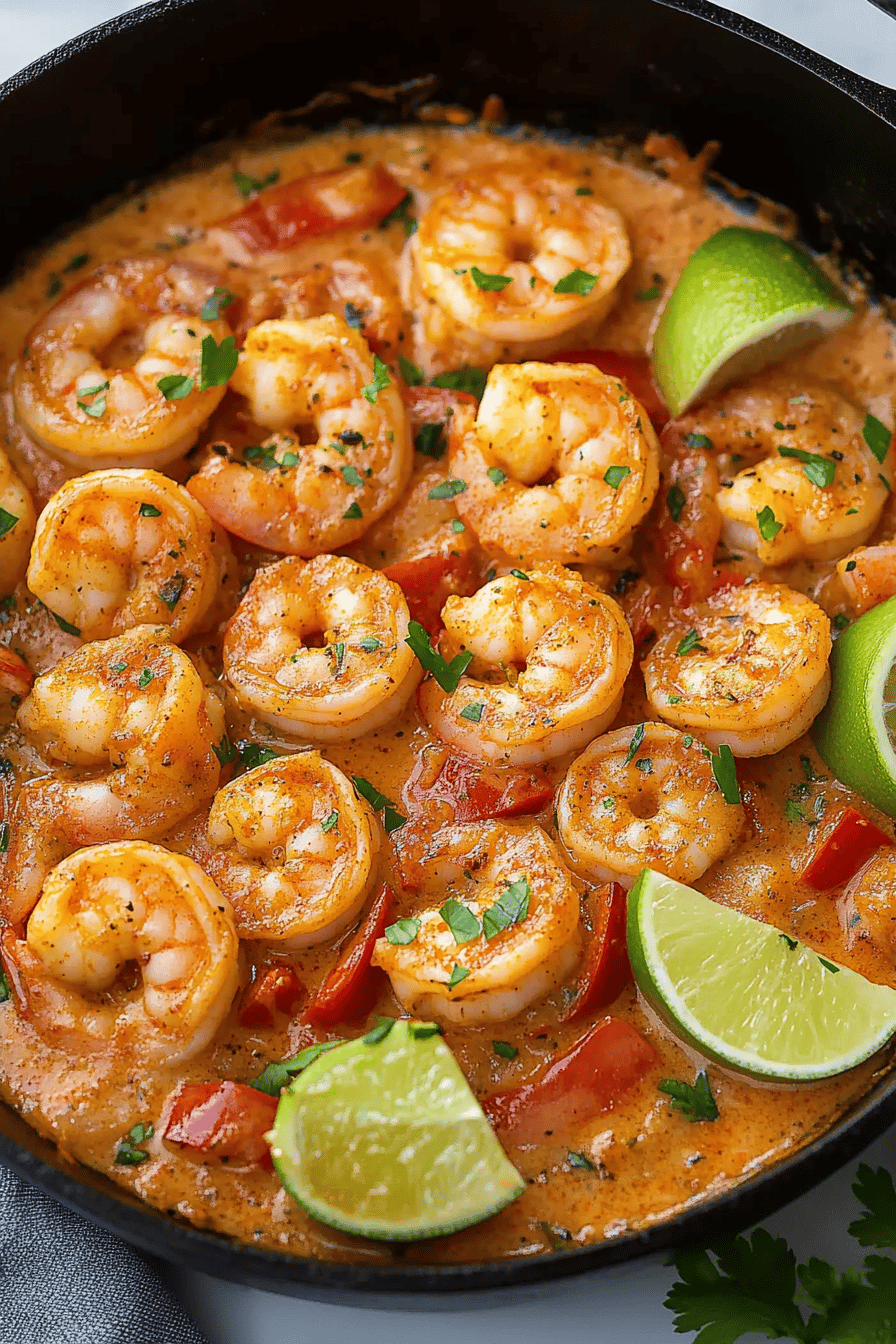 Cajun Shrimp Dinner slice on plate showing perfect texture and swirl pattern