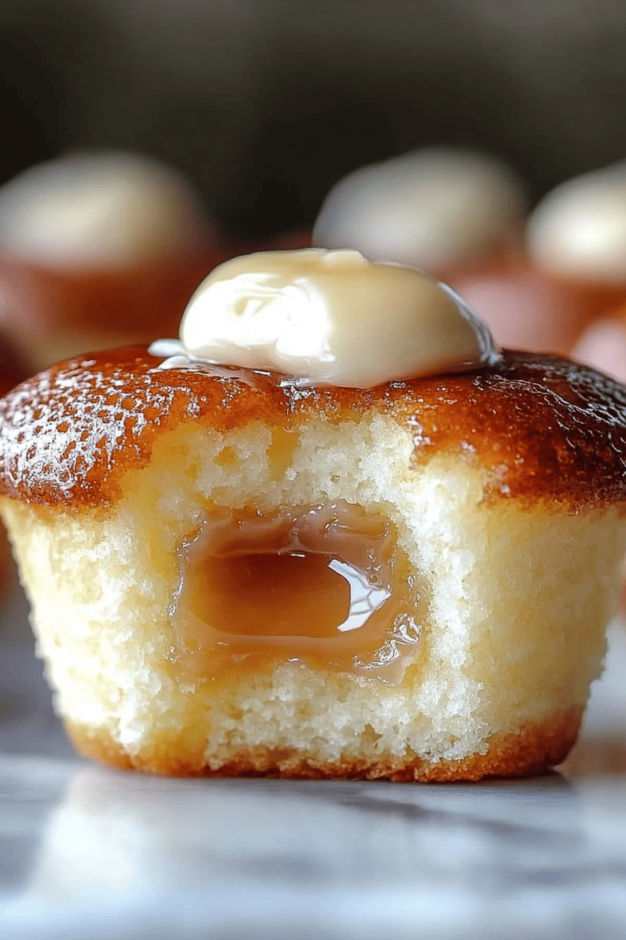 Caramel Cupcakes Recipe final dish beautifully presented and ready to serve