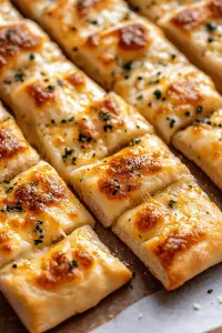 Cheesy Garlic Breadsticks