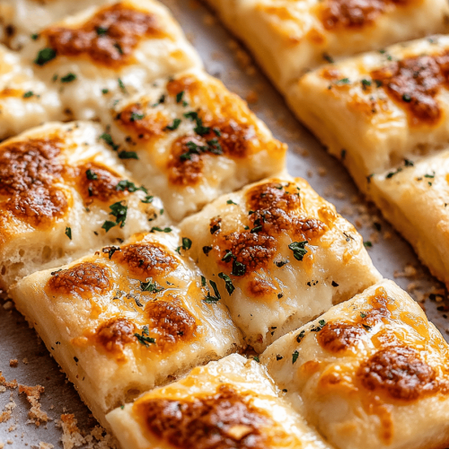 Cheesy Garlic Breadsticks