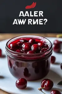 Cherry Amaretto Jam Recipe