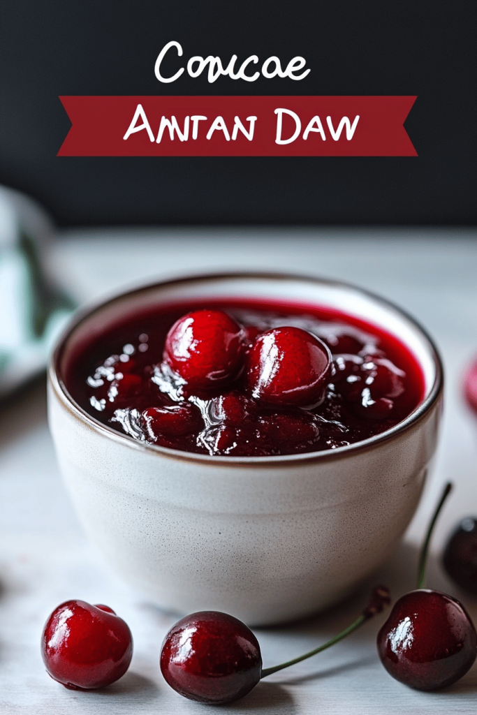 Cherry Amaretto Jam Recipe