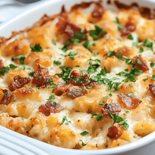 Chicken Bacon Ranch Casserole