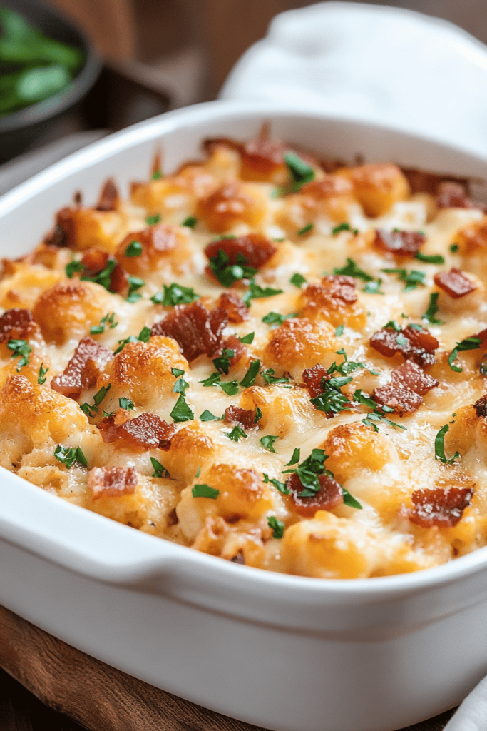 Chicken Bacon Ranch Casserole