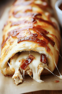 Chicken Bacon Ranch Stromboli