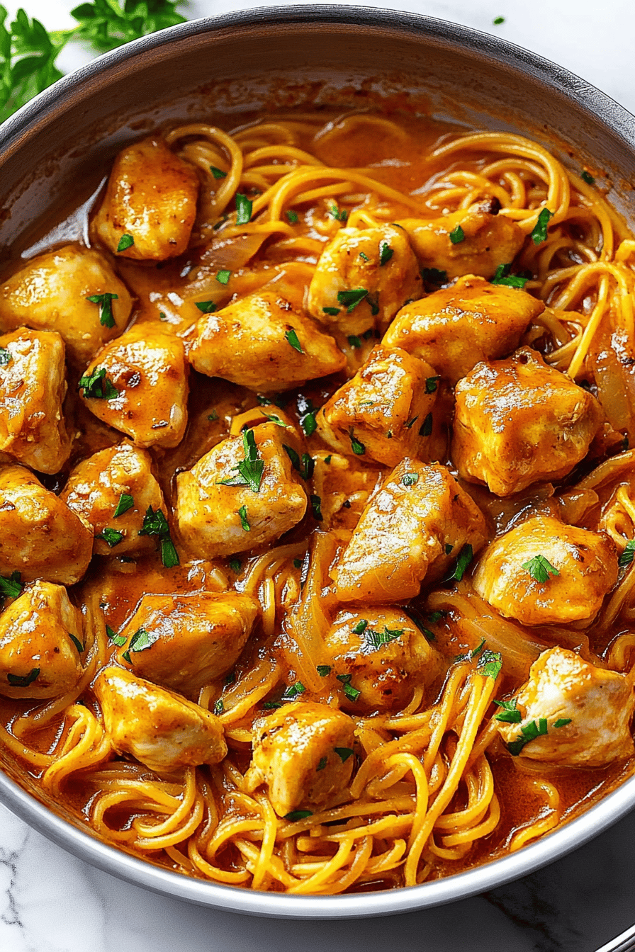 Chicken Scallopini final dish beautifully presented and ready to serve