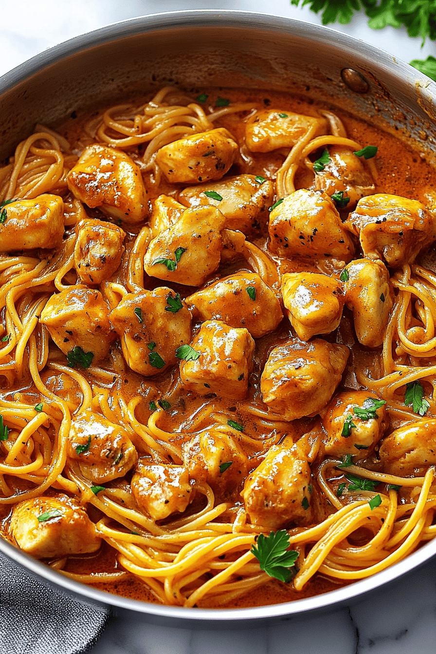 Chicken Scallopini slice on plate showing perfect texture and swirl pattern