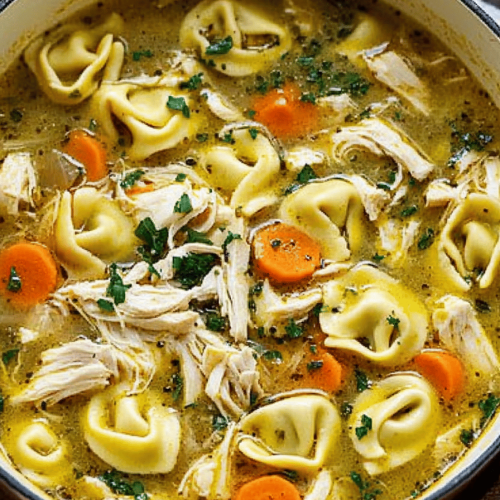 Chicken Tortellini Soup
