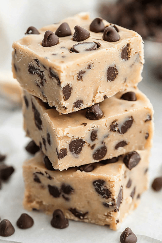 Chocolate Chip Cookie Dough Fudge