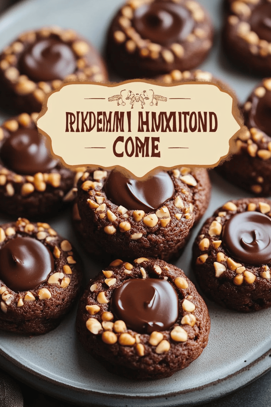 Chocolate Hazelnut Thumbprint Cookies ingredients organized and measured on kitchen counter