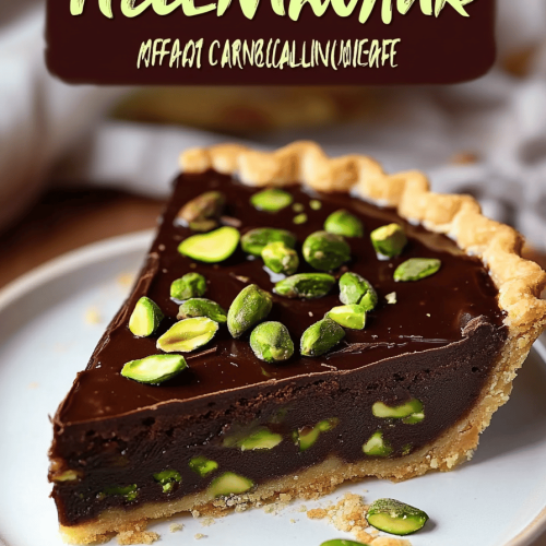 Chocolate Pistachio Tart