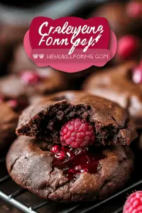 Chocolate Raspberry Cookies