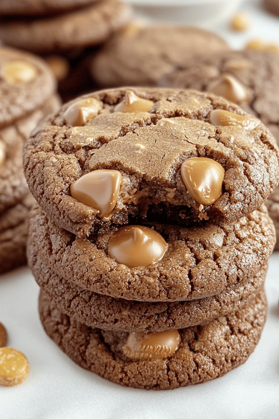 Chocolate Reese's Cookies final dish beautifully presented and ready to serve