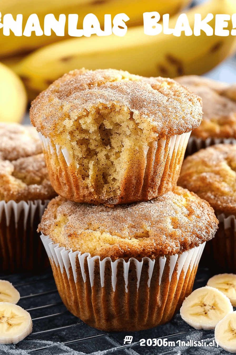 Cinnamon Banana Bread Muffins ingredients organized and measured on kitchen counter