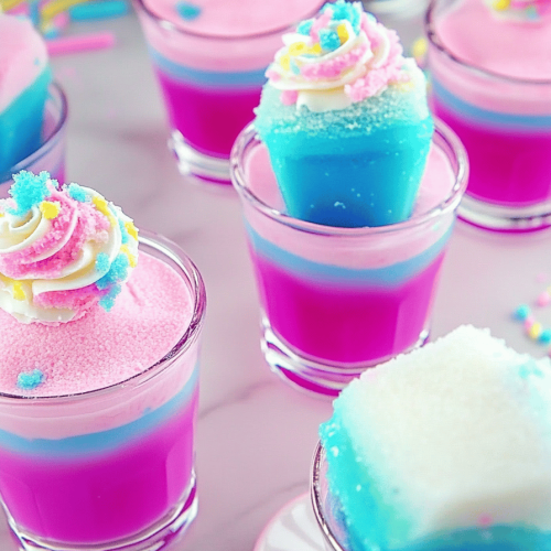 Cotton Candy Jello Shots