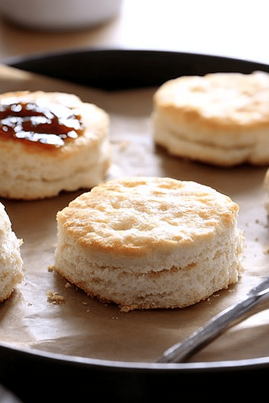 Cream Cheese Buttermilk Biscuits final dish beautifully presented and ready to serve